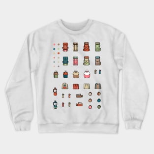 60s Camping Gear -- Vintage Outdoors Aesthetic Crewneck Sweatshirt